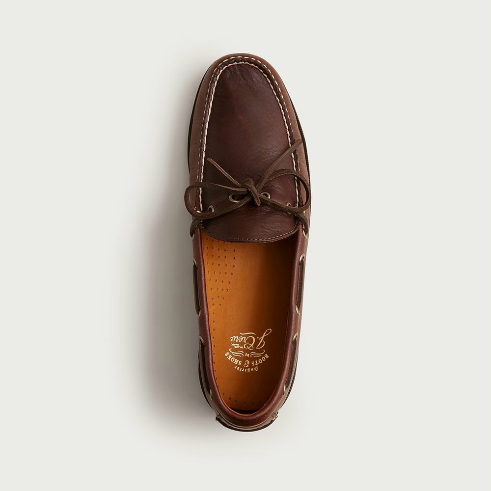J Crew Brown Leather Loafers - new in box - Picture 4 of 5